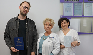 Стажировки: «Злокачественные новообразования молочной железы, мягких тканей: клиническая картина, диагностика, технические аспекты операций» и «Ранняя диагностика новообразований области головы и шеи»
